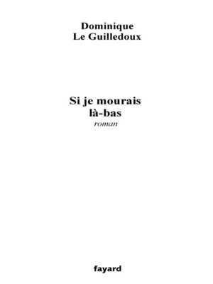 cover image of Si je mourais là-bas